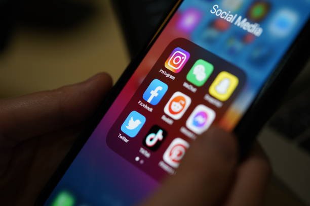 Chiang Mai, Thailand - February 2022 : Social media application on the smartphone screen
